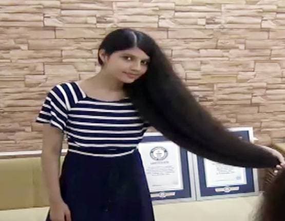 इस लड़की के हैं दुनिया के सबसे लंबे बाल, गिनीज में नाम, लगाती है ये तेल