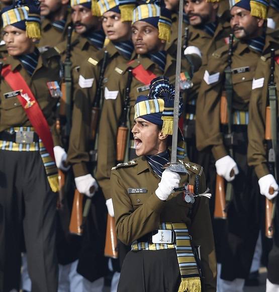 तान्या शेरगिल ने रचा इतिहास, राजपथ पर संभाली पुरुष बटालियन की कमान