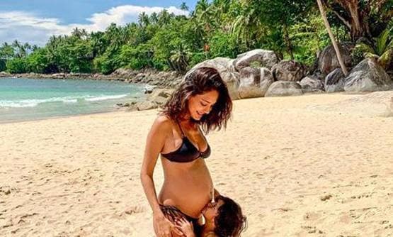 लीजा ने बिकिनी में फ्लॉन्ट किया बेबी बंप, बताया कब आएगी गुड न्यूज