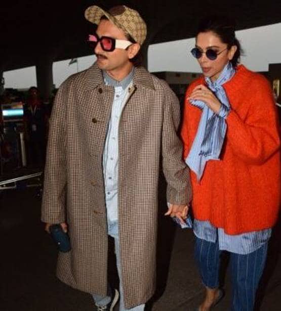 पति रणवीर संग एयरपोर्ट पर स्पॉट हुईं बर्थडे गर्ल दीपिका, फोटोज वायरल