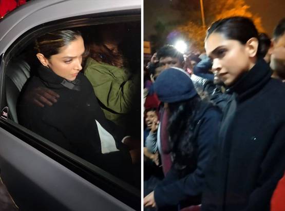 जेएनयू: खामोश थीं दीपिका, कन्हैया लगाते रहे 'जय भीम' के नारे