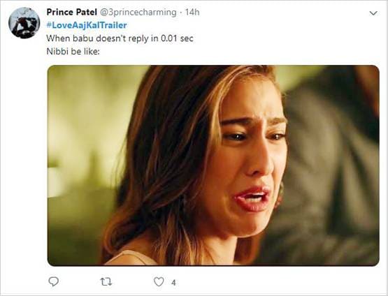 कार्तिक-सारा की लव आज कल के ट्रेलर का उड़ रहा मजाक, बने फनी मीम्स