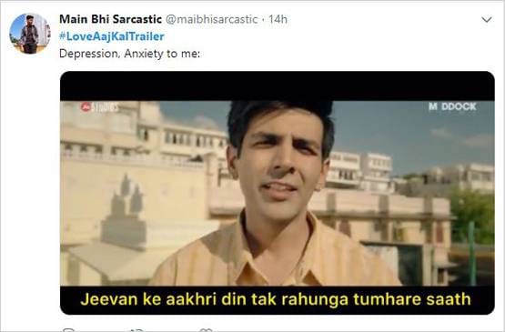 कार्तिक-सारा की लव आज कल के ट्रेलर का उड़ रहा मजाक, बने फनी मीम्स