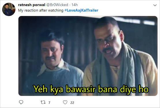 कार्तिक-सारा की लव आज कल के ट्रेलर का उड़ रहा मजाक, बने फनी मीम्स