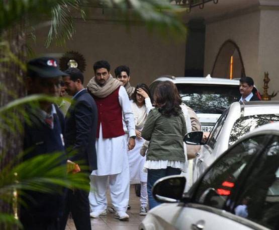 ऋतु नंदा के अंतिम संस्कार में पहुंचा कपूर परिवार, अभिषेक-ऐश्वर्या हुए शामिल