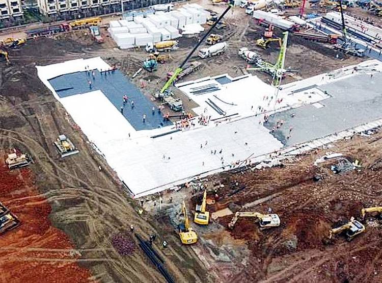 कोरोना वायरस मरीजों के लिए चीन 4 दिन में बना देगा 1000 बेड का अस्पताल