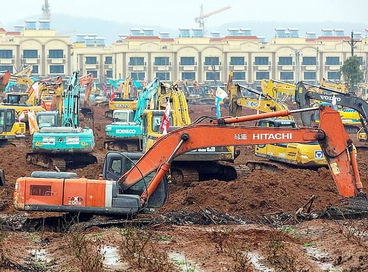 कोरोना वायरस मरीजों के लिए चीन 4 दिन में बना देगा 1000 बेड का अस्पताल