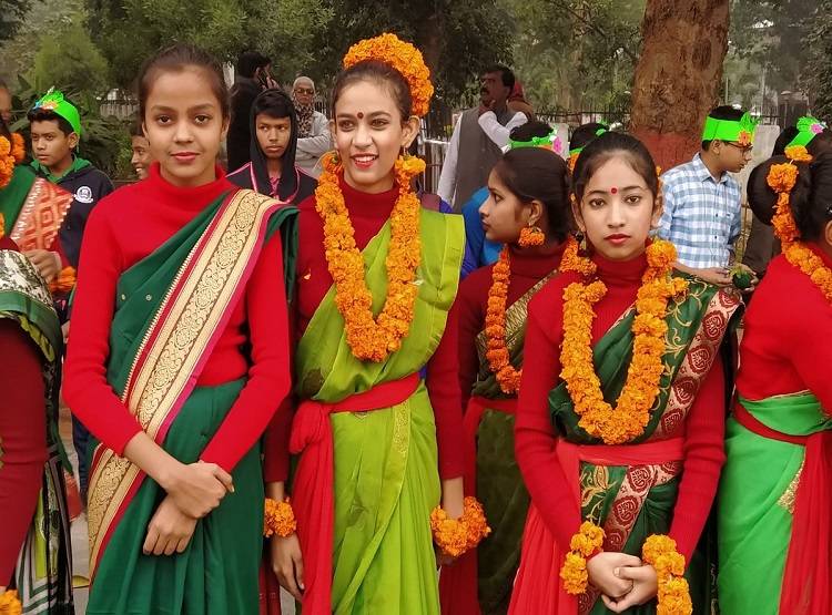 बिहार: 16 हजार KM लंबी मानव श्रृंखला का विश्व रिकॉर्ड, आसमान से ली गई तस्वीर