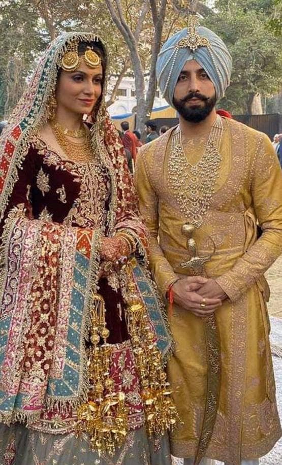 गुरुदास मान के बेटे की हुई पूर्व मिस इंडिया से शादी, तस्वीरें वायरल