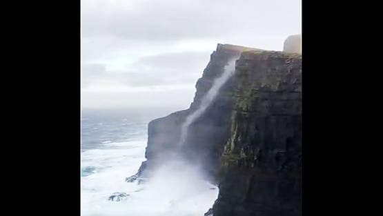 देखिए...1542 फीट ऊंचा पानी का उल्टा झरना, ये है प्रकृति का अद्भुत नजारा