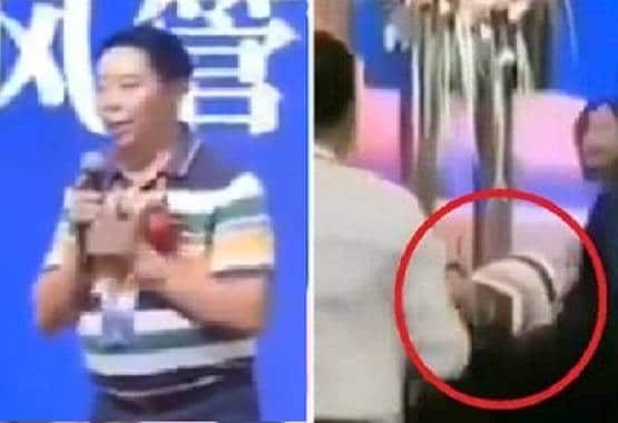 लंबी उम्र का टिप्स दे रहा था CEO, स्टेज पर ही मौत, वीडियो वायरल