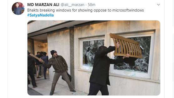 CAA पर Microsoft सीईओ का कमेंट, यूजर्स ने दनादन तोड़ीं विंडो!