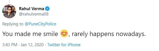 ट्विटर पर मांगा महिला का नंबर, पुलिस ने दिया मजेदार जवाब