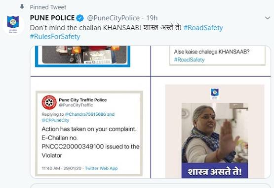 'ऐसे कैसे चलेगा खान साहब', ...पुलिस ने ट्वीट से काट दिया चालान