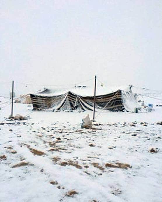 रेगिस्तान के लिए मशहूर सऊदी अरब में हुई बर्फबारी, हैरान हुए लोग