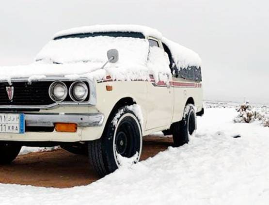 रेगिस्तान के लिए मशहूर सऊदी अरब में हुई बर्फबारी, हैरान हुए लोग