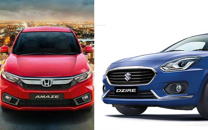 Hyundai Aura का Maruti Dzire और Amaze से मुकाबला, जानें- बेस्ट कौन?