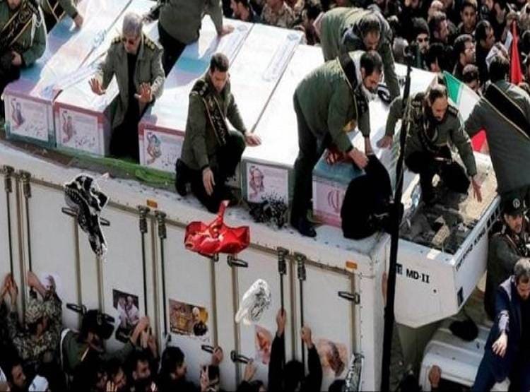 ईरान को एक और बड़ा झटका, सुलेमानी के जनाजे में 30 से ज्यादा लोगों की मौत