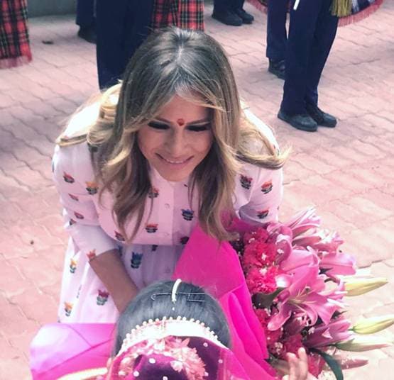 मेलानिया ट्रंप ने देखे दिल्ली के दो स्कूल, विज‍िटर बुक में लिखी ये बात