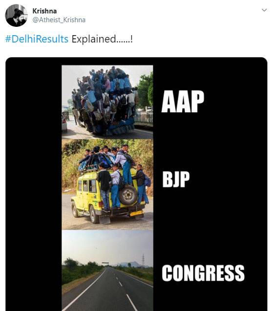 AAP की जीत, शेयर हुए मीम्स- IIT इंजीनियर से करेंट की बात ना करना