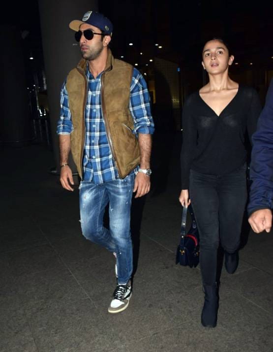 ऋष‍ि कपूर से मिलकर आलिया संग लौटे रणबीर, भाई की शादी में होंगे शामिल