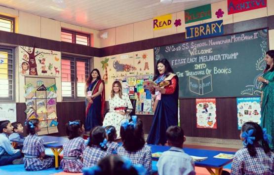 मेलानिया ने शेयर किया हैप्पीनेस स्कूल का अनुभव, लिखा ये मैसेज