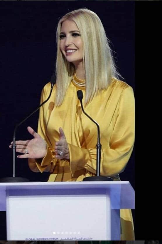 US पहुंच इवांका ने शेयर की तस्वीर, लोगों ने पकड़ी 'गलती'