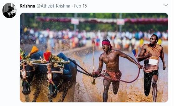 गौड़ा ऐसा दौड़ा कि सोशल मीडिया पर लोगों ने उसैन बोल्ट से करवा दी रेस