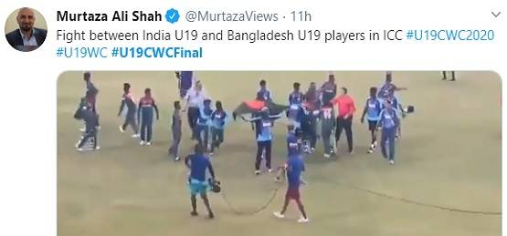 U19 WC फाइनल पर बवाल: मैदान पर खिलाड़ी भिड़े और सोशल मीडिया पर फैंस