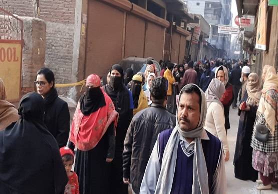 चुनाव प्रचार में बना रहा मुद्दा, शाहीन बाग में ऐसे चल रही है वोटिंग