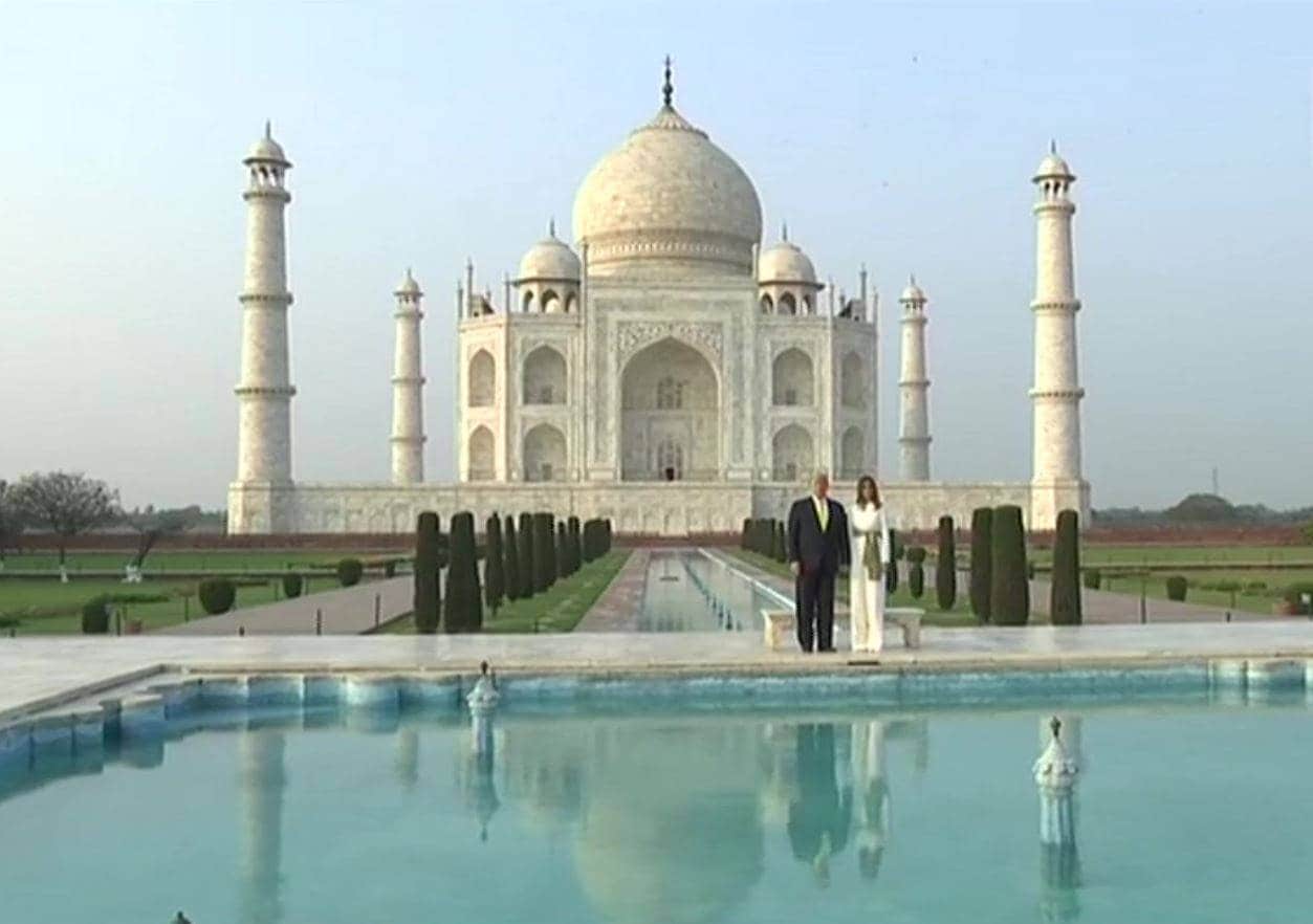 ट्रंप-मेलानिया ने किया ताज का दीदार, पर छाए रहे इवांका और जेरेड