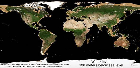 अगर सारे समुद्र सूख जाएं तो कैसी दिखेगी धरती...देखें भयावह तस्वीरें