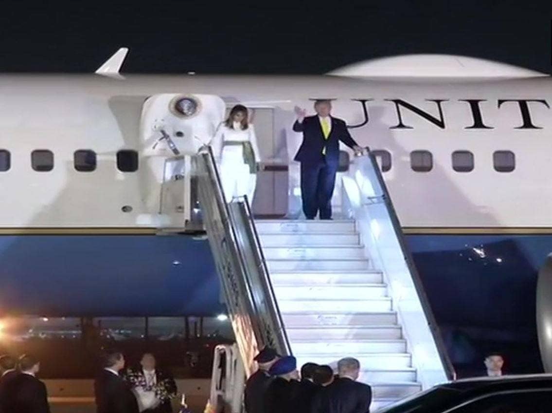 अहमदाबाद से दिल्ली वाया आगरा, देखें ट्रंप का भारत में पहला दिन