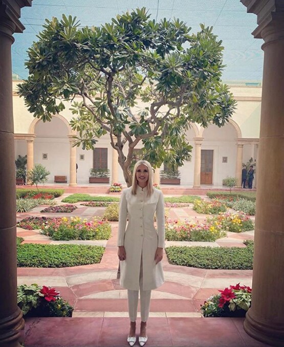 करीना-प्रियंका की स्टाइलिस्ट ने किया ट्रंप की बेटी को तैयार, वायरल देसी लुक