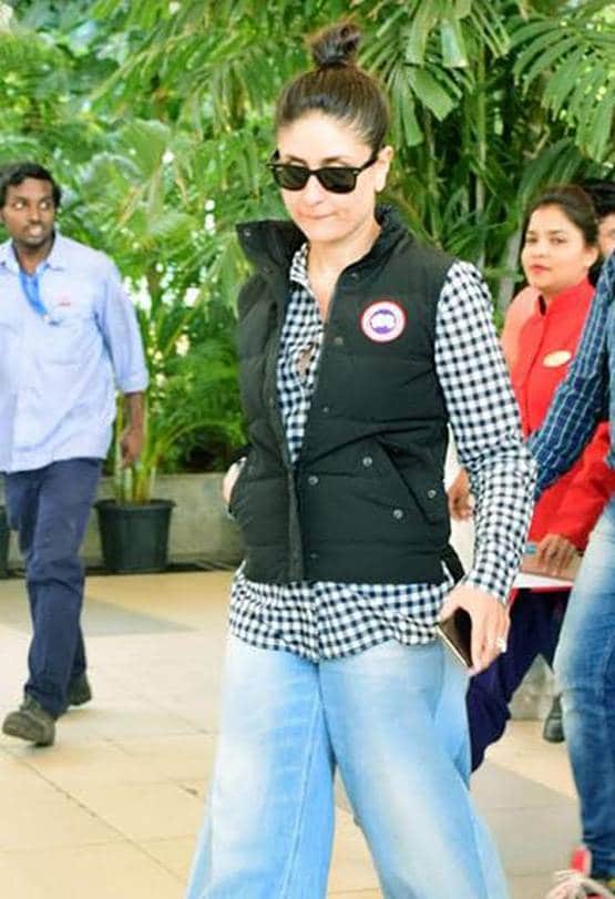 एक फ्रेम में नजर आए द ग्रेट खली-करीना, एयरपोर्ट के बाहर हुए स्पॉट