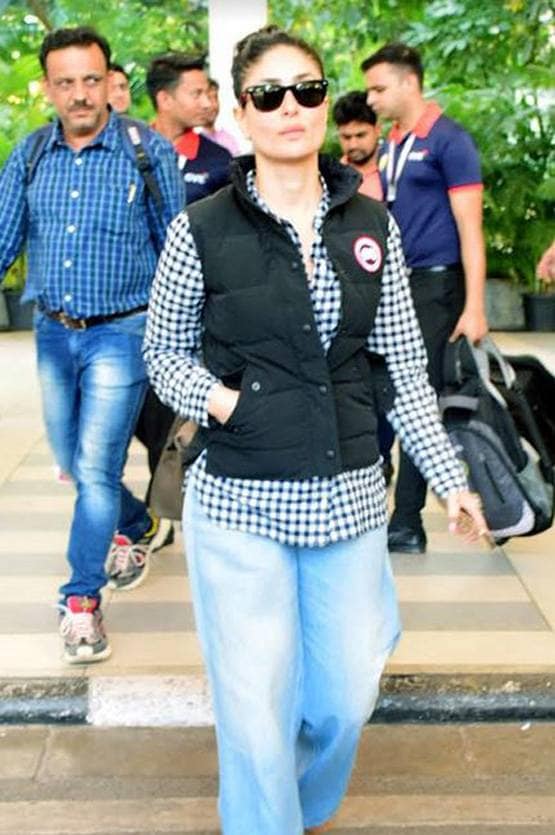 एक फ्रेम में नजर आए द ग्रेट खली-करीना, एयरपोर्ट के बाहर हुए स्पॉट