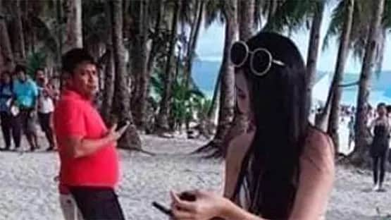 बिकिनी में घूम रही थी लड़की, पुलिस अफसरों से भिड़ंत का Video वायरल