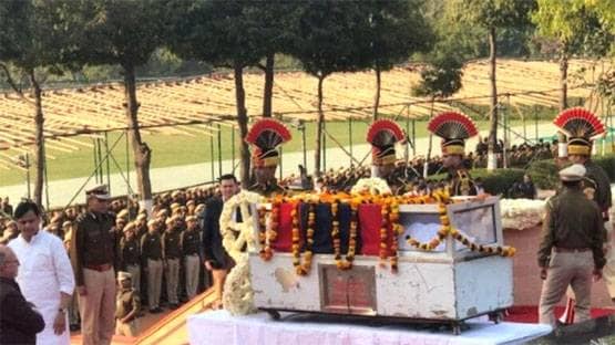 हेड कांस्टेबल रतनलाल शहीद, पुलिस के ट्रक पर गद्दार वाला मैसेज