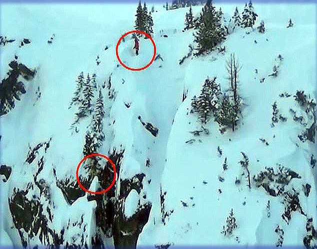 2 घंटे हलक में अटकी रही सांस, बर्फीली पहाड़ी पर लटका रहा युवक