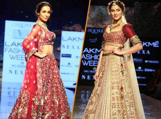 Lakme Fashion Week: मलाइका ने रैंप पर बिखेरा जलवा, देखें सई का लुक