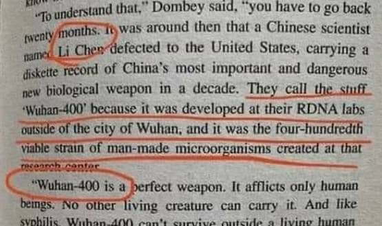 40 साल पुरानी किताब में कोरोना वायरस का जिक्र, सोशल मीडिया पर वायरल