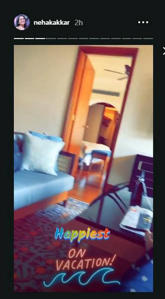 आदित्य को छोड़ वेकेशन पर निकलीं नेहा कक्कड़, शेयर की तस्वीरें