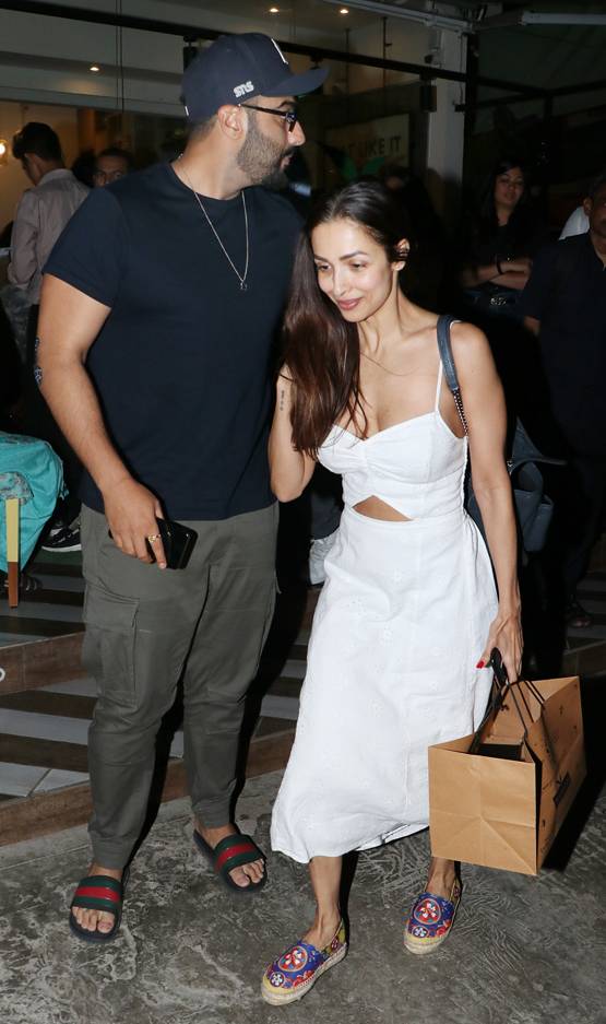 रोमांटिक डेट पर रेस्टोरेंट गए मलाइका अर्जुन, लेकिन फौरन लौटना पड़ा...