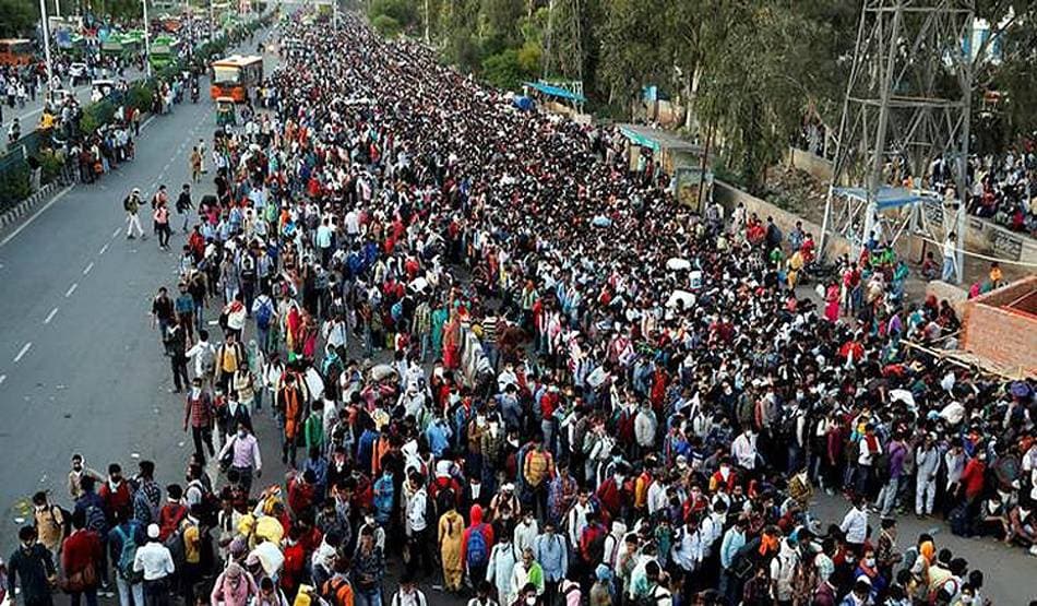 लॉकडाउनः पति के साथ भूखे पेट 100 KM पैदल चली 8 माह की गर्भवती