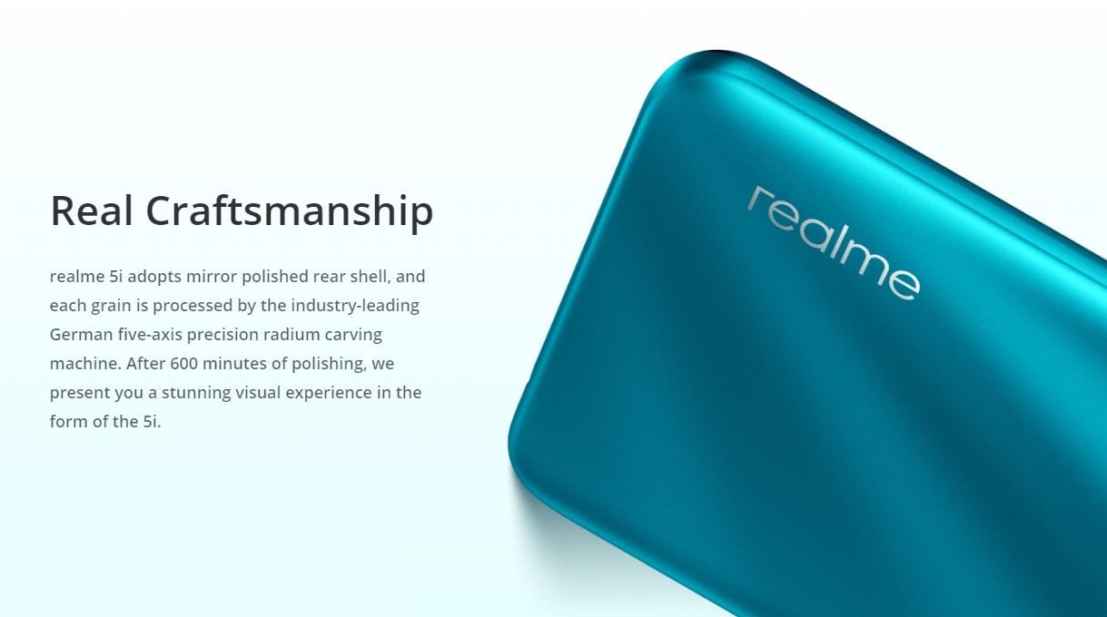 5 कैमरों वाले Realme 5i का नया वेरिएंट लॉन्च, कीमत 9,999