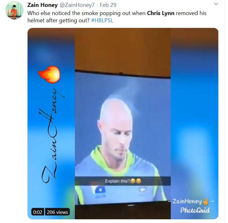 क्रिकेट के मैदान पर खिलाड़ी के सिर से निकला धुआं, उड़ा मजाक