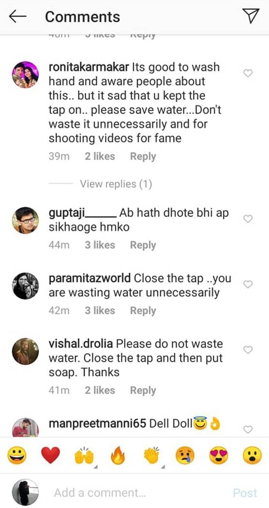 हाथ धोना सिखाते वक्त नुसरत से हुई ये बड़ी गलती, यूजर्स ने किया ट्रोल