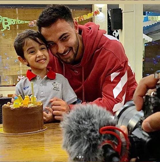 लॉकडाउन के बीच मामू सलमान खान ने मनाया भांजे अहिल का जन्मदिन, PHOTOS