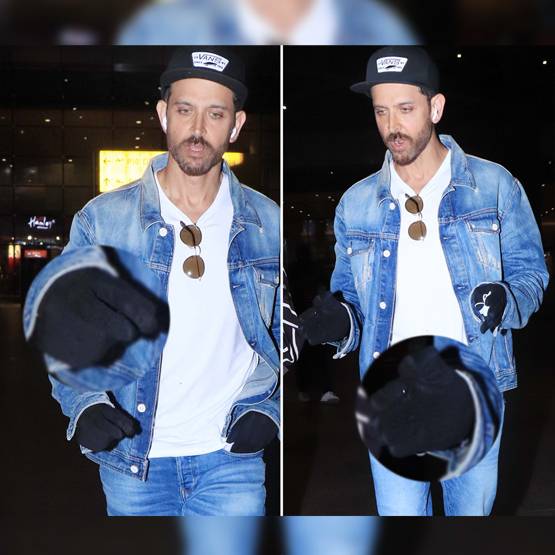 कोरोना इफेक्ट: ऋतिक रोशन ने पहने ग्लव्स, अनुपम ने किया नमस्ते