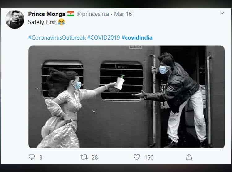 सोशल मीड‍िया पर कोरोना के खौफ का असर, कुछ हटकर बन रहे मीम्स